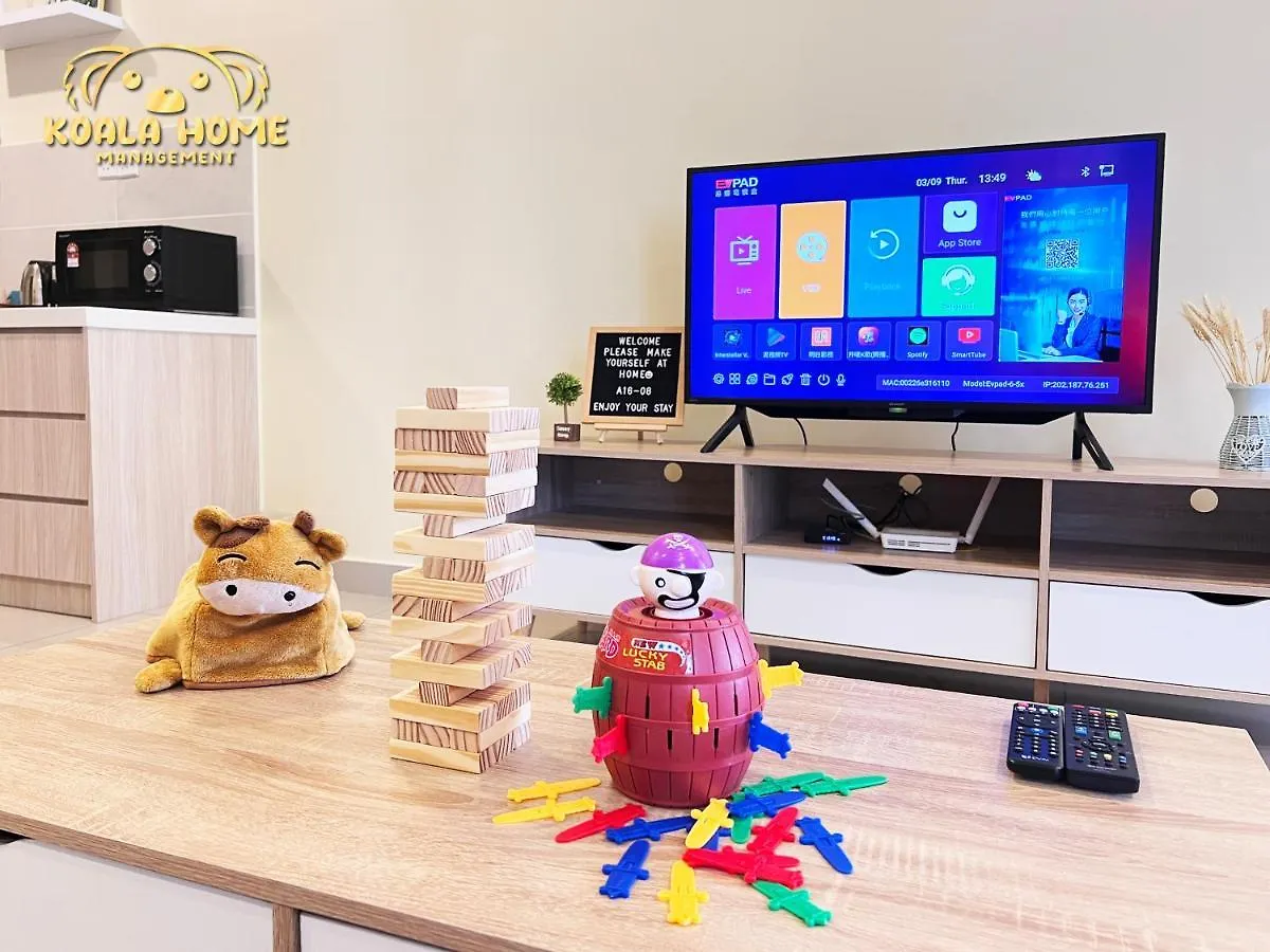 Διαμέρισμα New!! Bali Crystal Home I Board Games I Video Game I Tv Box I 2-4Pax Malacca